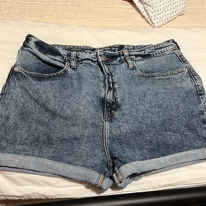 Women’s acid wash shorts